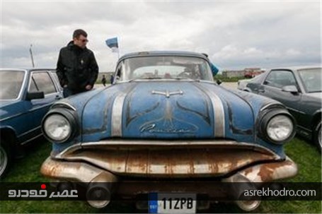 نمایش ماشین‌های قدیمی در اوکراین +تصاویر