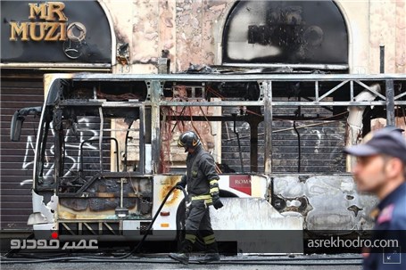 انفجار مهیب اتوبوس در پایتخت ایتالیا