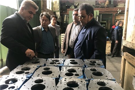 مدیرعامل گروه سایپا از شرکت آذرافزاران تبریز بازدید کرد