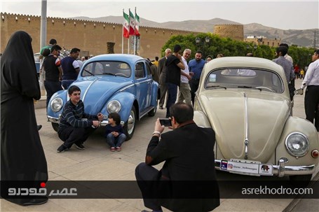 گردهمایی فولکس‌واگن‌های قدیمی در شیراز