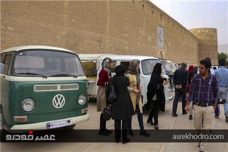 گردهمایی فولکس‌واگن‌های قدیمی در شیراز