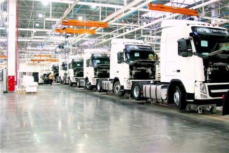 کامیون سازی اردبیل تا ۴ ماه اینده ۳ هزار خودروی سنگین تولید می کند