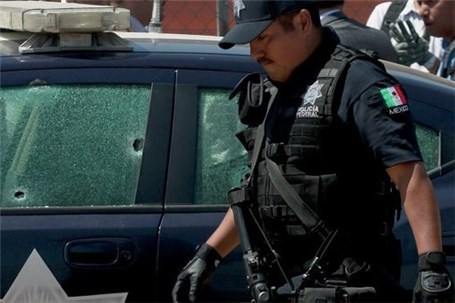 کشته شدن ۶ پلیس راهنمایی و رانندگی در مکزیک