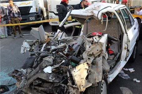 تهران رکورددار تصادف در کشور است