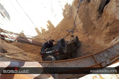 سقوط خودرو در عمق 15 متری در دوبی+ عکس