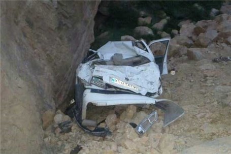 سقوط مرگبار خودرو سواری به دره در چهارمحال و بختیاری