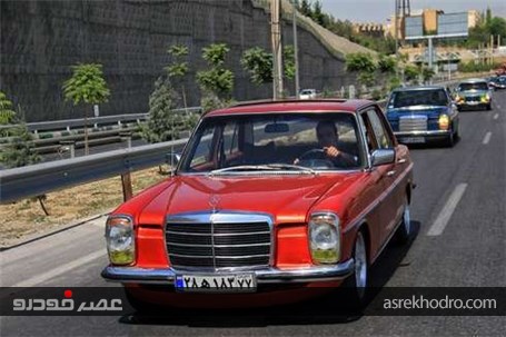 گردهمایی خودروهای کلاسیک مرسدس بنز در تهران