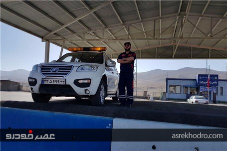 اجرای طرح امداد قربان کرمان موتور در جاده‌های پرتردد