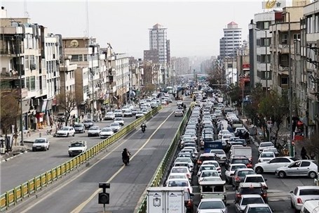 ترافیک در محور شهریار-تهران نیمه‌سنگین است