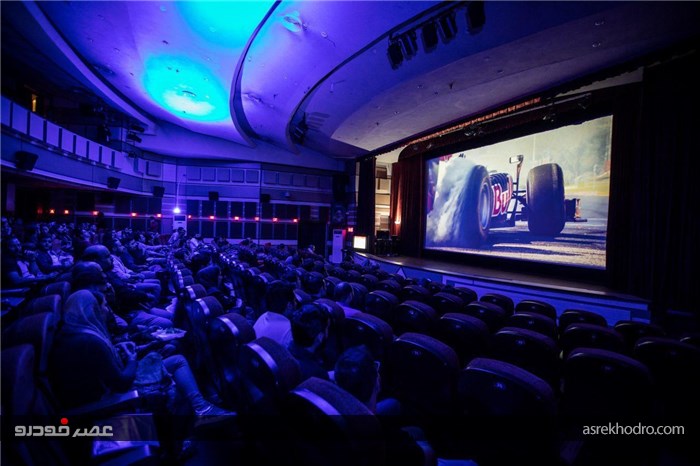 هیجان پخش زنده فرمول یک در سینما با گزارش فارسی