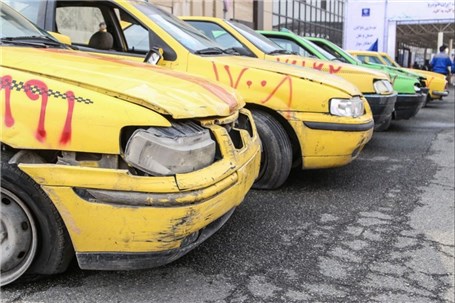 توقف نوسازی ناوگان فرسوده تاکسی در پی اختلاف سازمان استاندارد و خودروساز