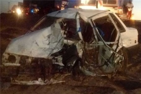 تصادف در جاده های زنجان دو کشته برجا گذاشت