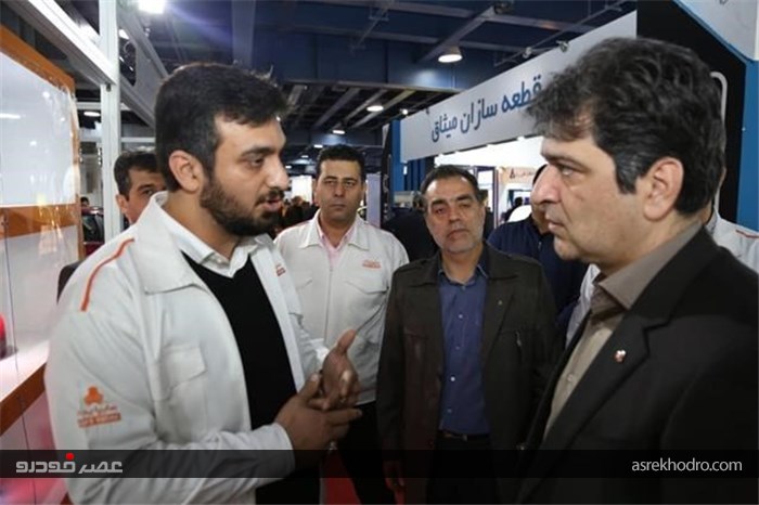 بازدید مدیرعامل سایپایدک از سیزدهمین نمایشگاه قطعه تهران