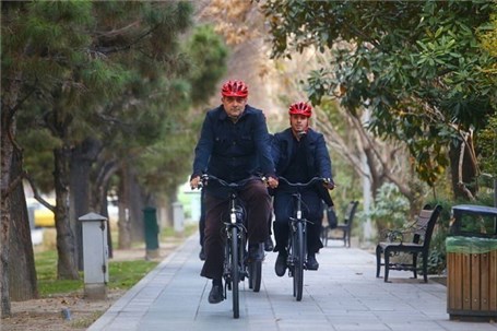 چالش دوچرخه‌ای دو شهردار
