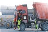 کامیون های خودران ولوو در معدن سنگ آهک