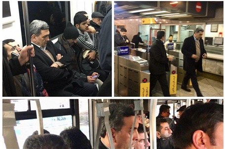 شهردار تهران با BRT و مترو رهسپار بهشت شد + عکس