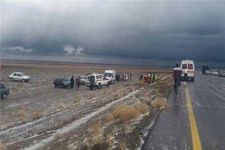 حادثه رانندگی محور انار - شهربابک۱۷ مصدوم بر جای گذاشت