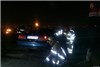 نجات خودرو از لبه پرتگاهی در غرب تهران!