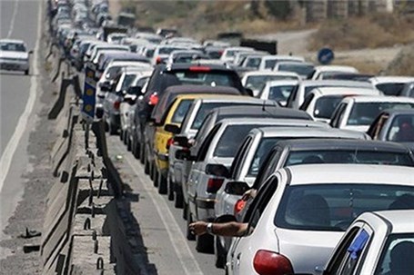 ترافیک پرحجم در محور تهران_قم