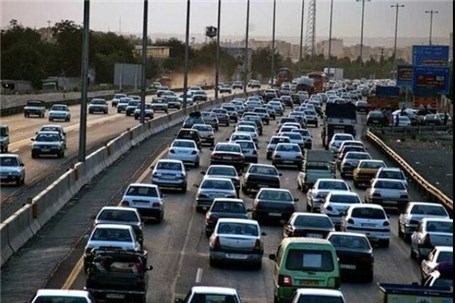 ترافیک سنگین در آزادراه تهران-کرج