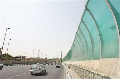 سرقت دیوار صوتی در بزرگراه آزادگان تهران