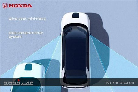 هوندا استفاده از دوربین را جایگزین آینه‌ کناری خودرو می‌کند