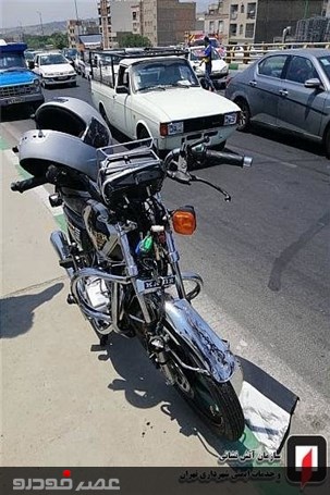 تصادف موتورسیکلت و چهار خودرو در تهران جان یک نفر را گرفت