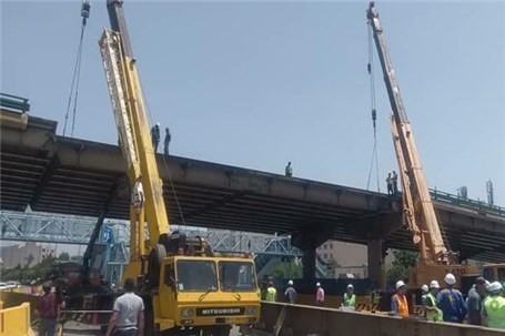 آخرین تیرک پل گیشا روز شنبه برداشته می‌شود