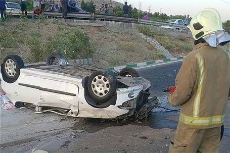۳ کشته براثر واژگونی سواری دنا در محور آباده