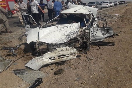هشت نفر بر اثر تصادف در قزوین مصدوم شدند