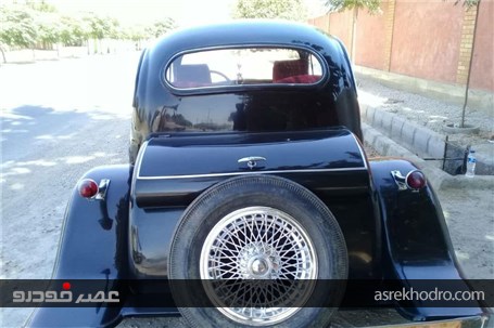 ساخت خودروی کلاسیک بوگاتی در اصفهان (+عکس)