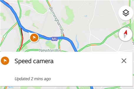 «گوگل مپس» به کاربران اجازه می دهد محدوده های کنترل سرعت پلیس را شناسایی کنند