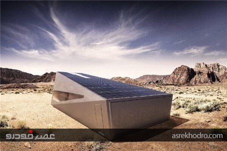 گاراژ خورشیدی مخصوص سایبرتراک طراحی شد