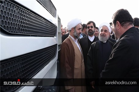 گزارش تصویری افتتاح خط تولید کامیون ایرانی «چاپار»