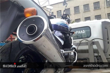 توقیف موتورسیکلت 400 میلیونی در تهران