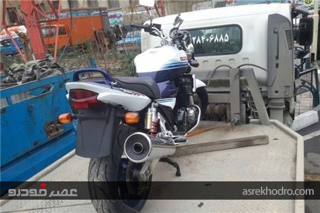 توقیف موتورسیکلت 400 میلیونی در تهران