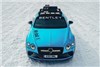 خودرو بنتلی آماده برای مسابقات روی یخ