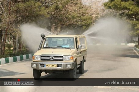 خودروهای جدید ضدعفونی کننده و رفع آلودگی نزاجا رونمایی شد