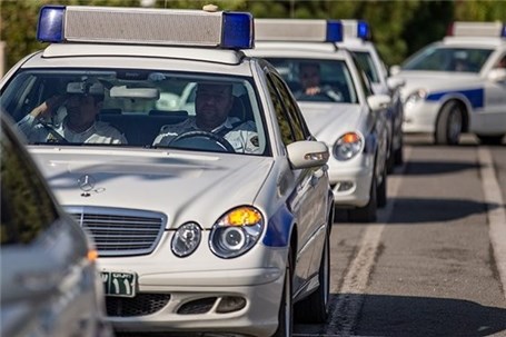 پلیس راهور منطقه ۲۱ تهران رتبه اول کاهش تصادفات را کسب کرد