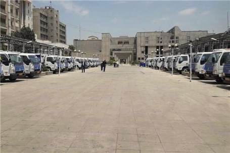 تحویل ۳۰ دستگاه کامیونت شیلر با کاربری حمل پسماند های کرونایی بیمارستانها