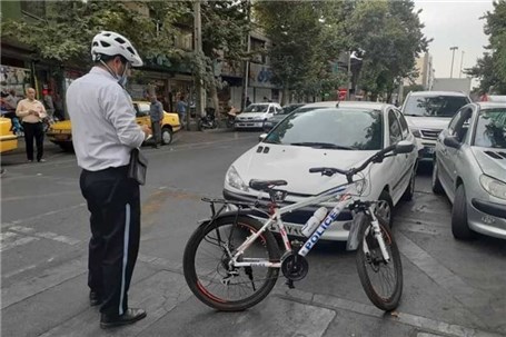 استفاده پلیس راهور از دوچرخه برای مأموریت و اعمال قانون در تهران