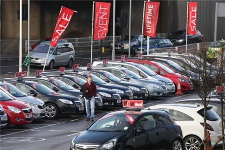 فروش خودرو در انگلیس به کمترین میزان طی ۲۳ سال گذشته رسید