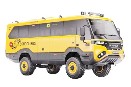 اتوبوس مدرسه برای شرایط سخت