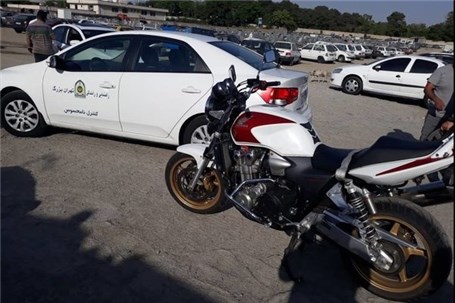 توقیف یک دستگاه موتورسیکلت سنگین ۴ ونیم میلیارد ریالی در شهرستان قدس