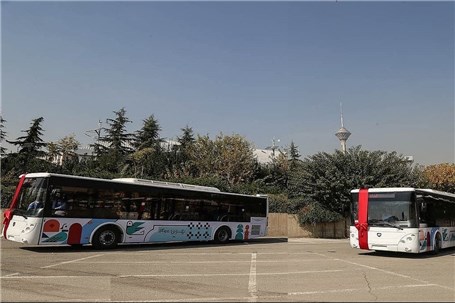 نخستین اتوبوس‌ برقی شهر تهران رونمایی شد