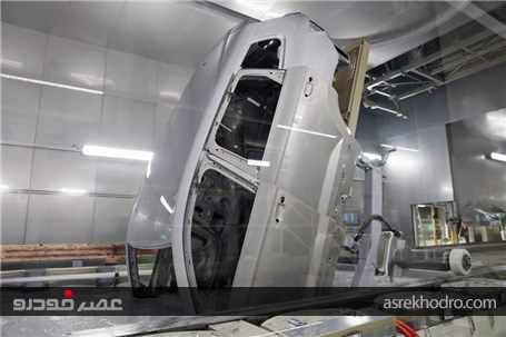 عملیات احداث و تجهیز خط رنگ جدید شرکت کرمان موتور در ارگ جدید بم آغاز شد