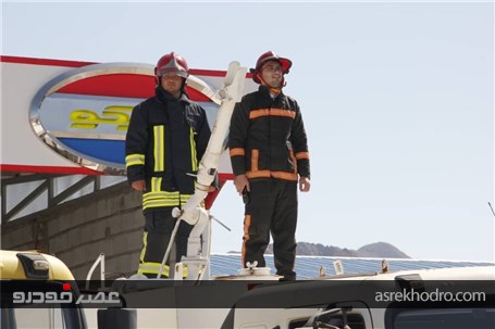 نقش موثر تیم آتش نشانی آمیکو در عملیات اطفای آتش