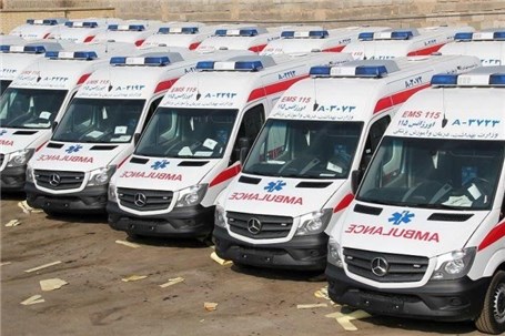 ورود 500 دستگاه آمبولانس جدید به ناوگان اورژانس تا پایان سال