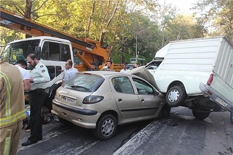 وقوع ۷۰۰۰ تصادف رانندگی در تهران در دی ماه