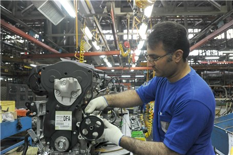 ایران خودرو در تولید موتور هم رکورد زد